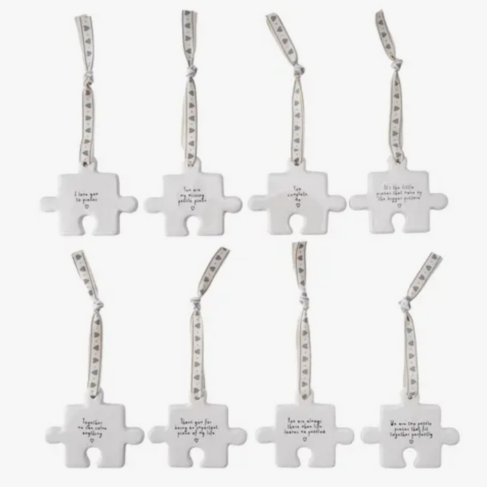 Ceramic Jigsaw Pieces With Sayings
