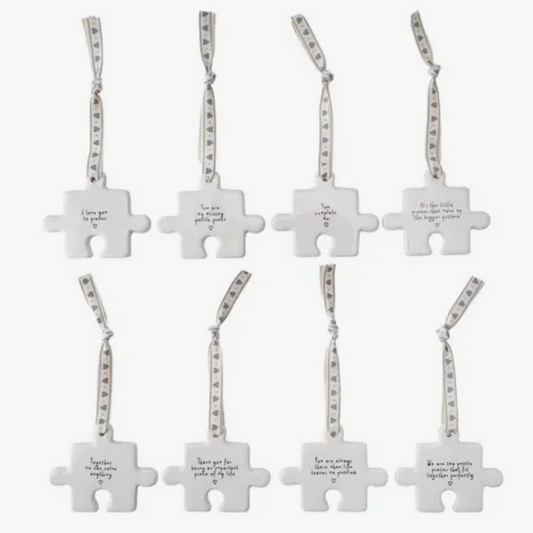 Ceramic Jigsaw Pieces With Sayings