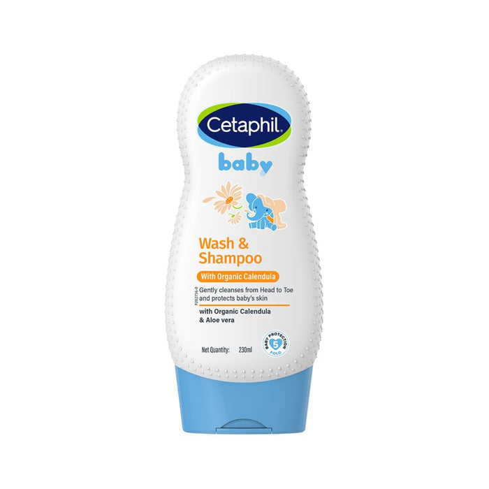 Cetaphil Baby Wash & Shampoo with Organic Calendula 230 ml