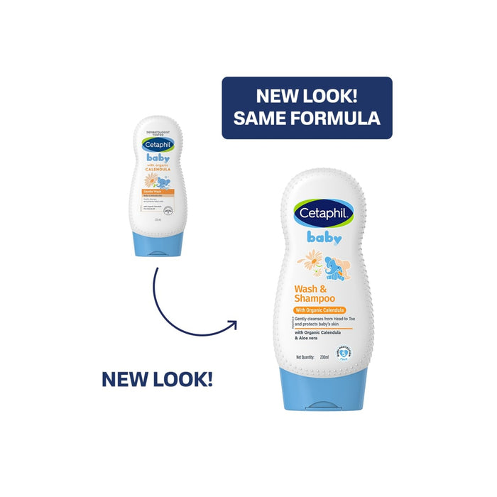 Cetaphil Baby Wash & Shampoo with Organic Calendula 230 ml