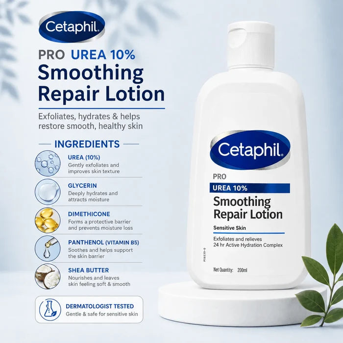 Cetaphil Pro 10% Urea Smoothing Repair Lotion 200ml