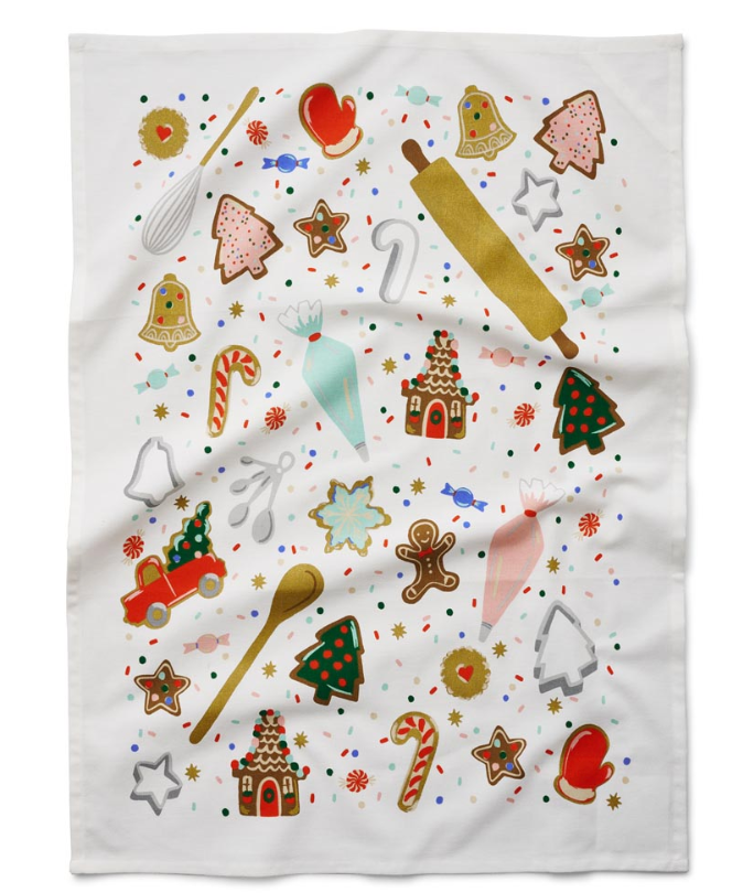Christmas Cookie Tea Towel