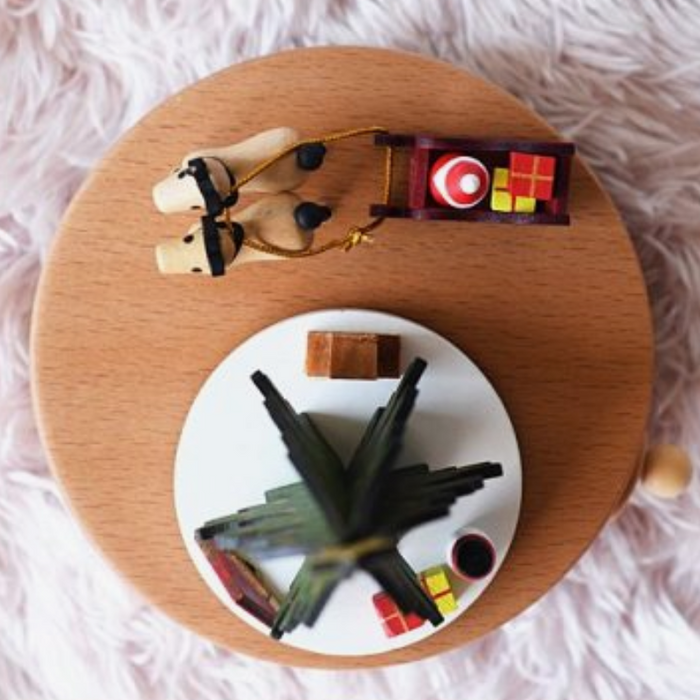 Christmas Music Box - Santa Sleigh