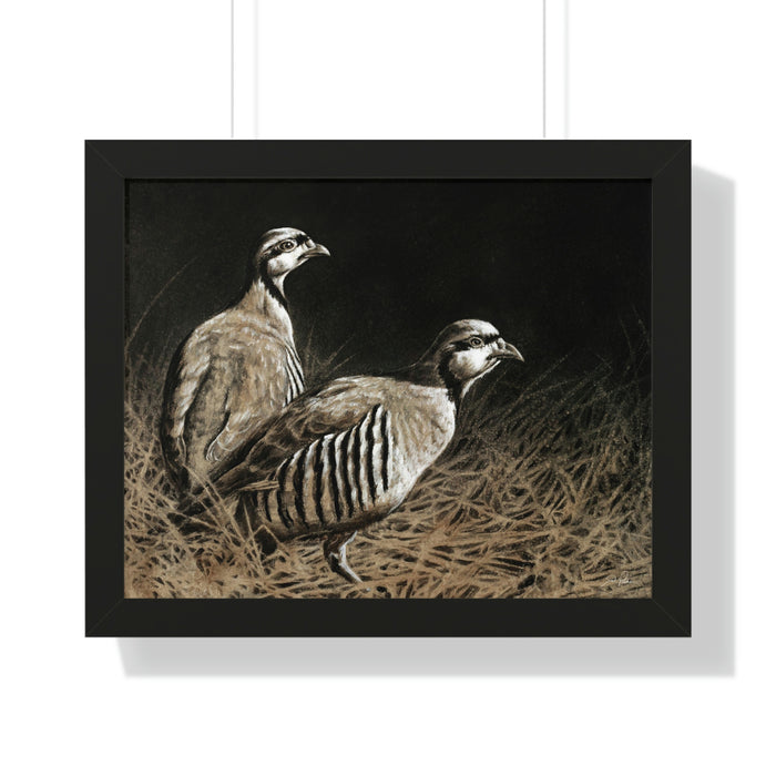 "Chukars" Framed Paper Print