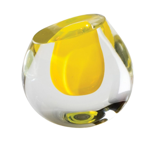 Color Drop Glass Vase