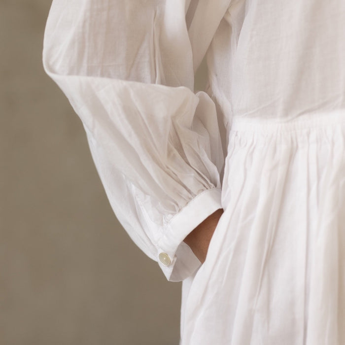 COTTON SOMERLUS DRESS IN MILK