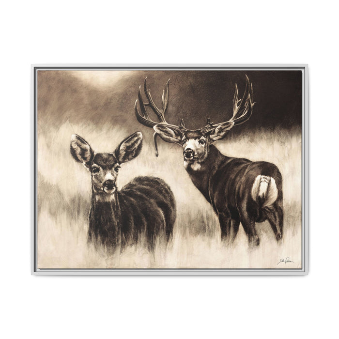 40" x 30" (Horizontal) / White / 1.25"