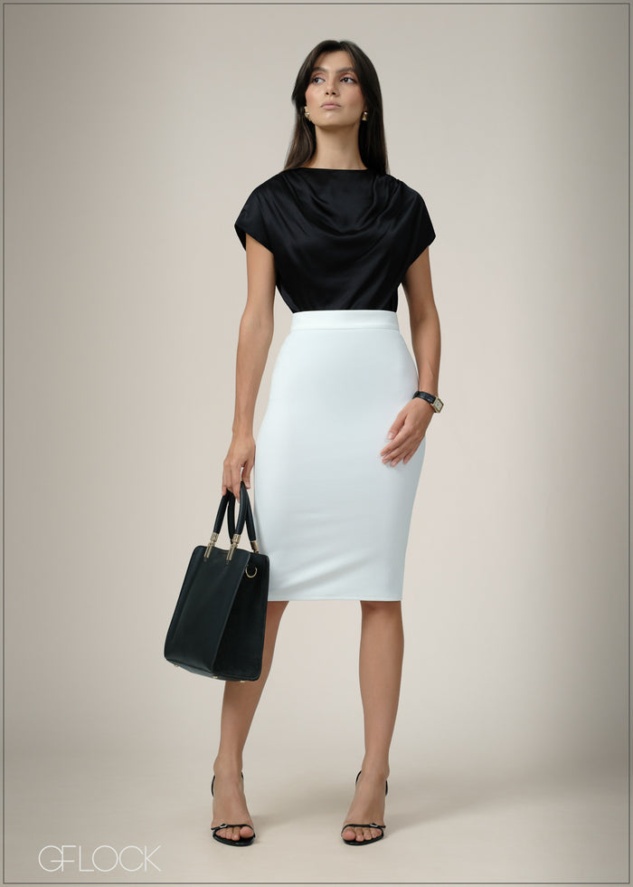 Cowl Neck Top - 240726