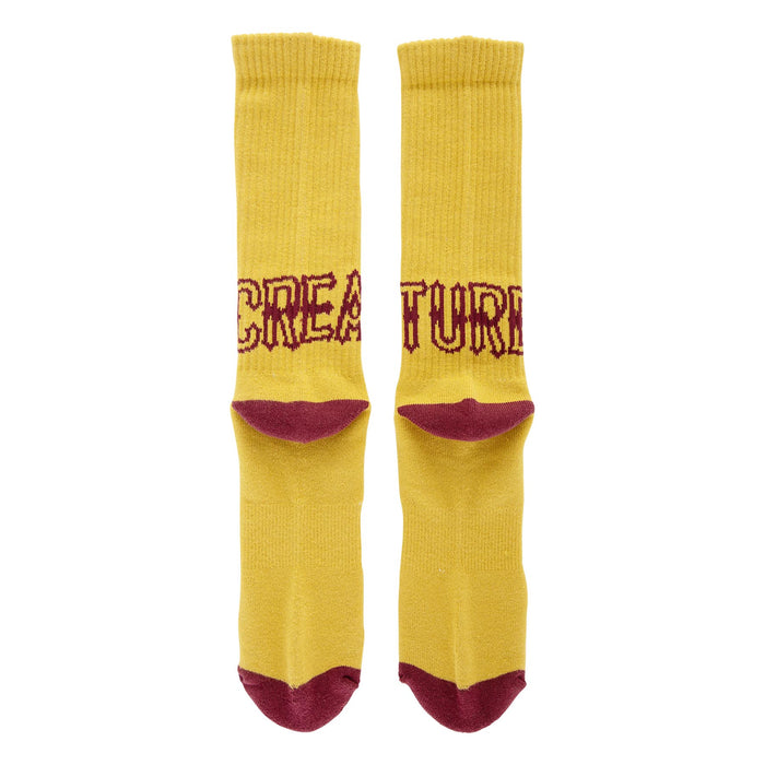 CREATURE DROP OUT CREW SOCKS  (1 PAIR)