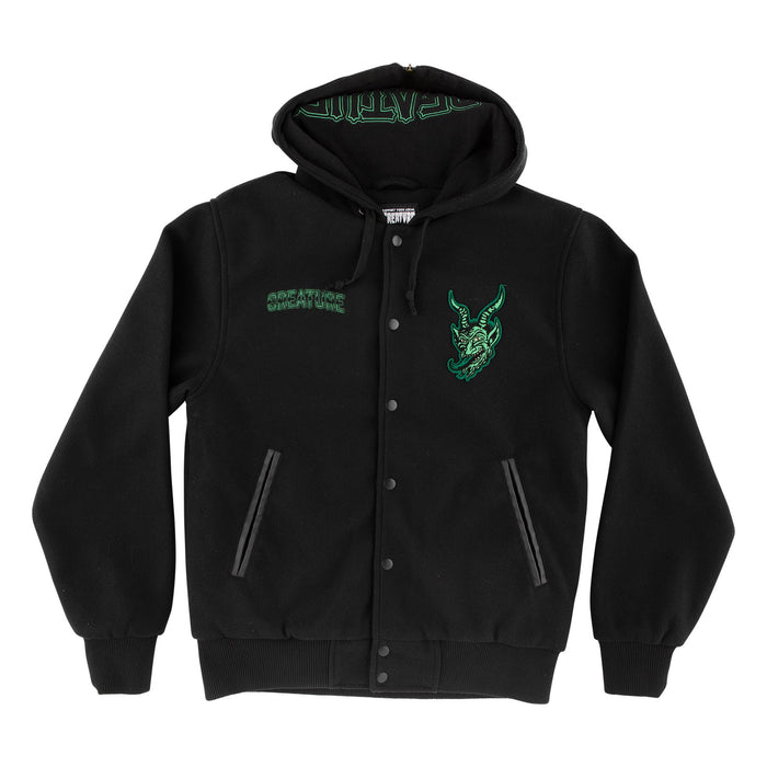 CREATURE DROP OUT VARSITY JACKET
