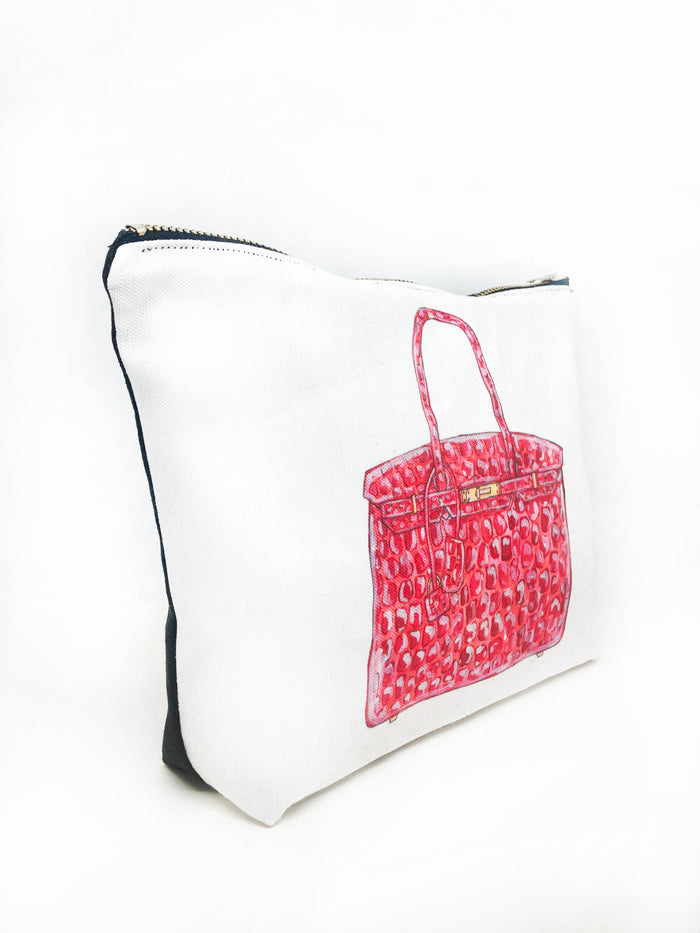 Crocodile Handbag T Bottom Cosmetic Bag