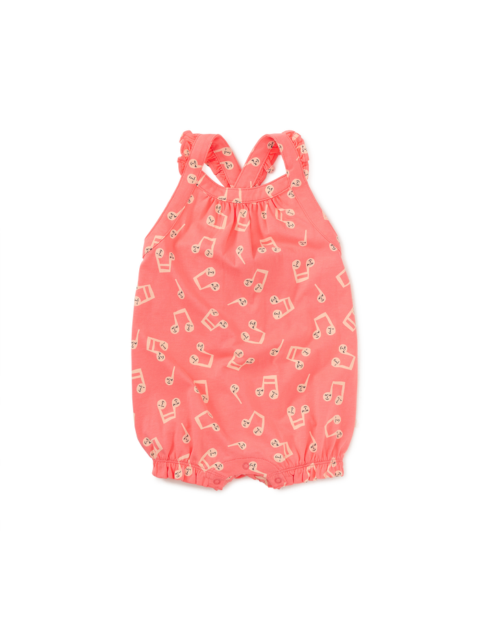 Cross-Back Baby Romper