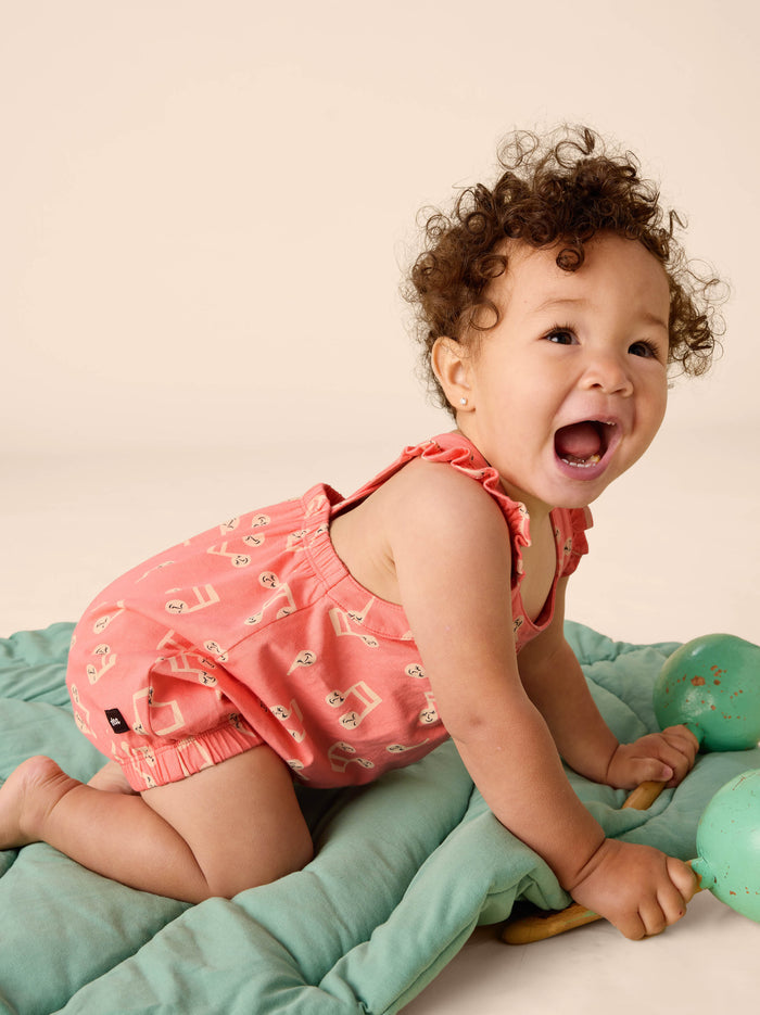 Cross-Back Baby Romper