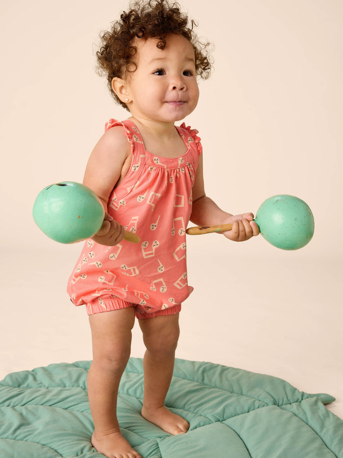 Cross-Back Baby Romper