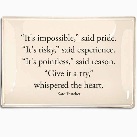 it's impossible