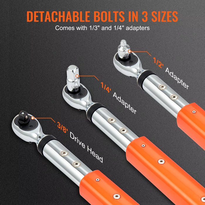 Digital Torque Wrench 3/8" Drive 3.7-37 Ft