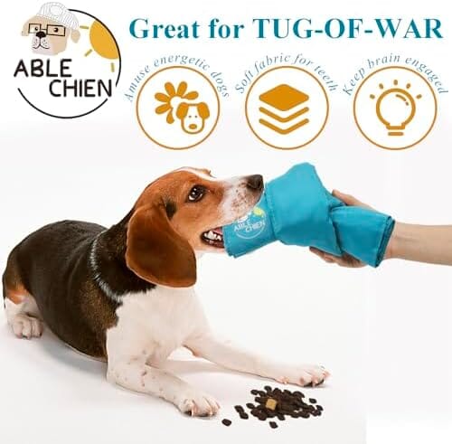 Dog Puzzle Toy with 10 Treat Pockets Dog Pet Clever