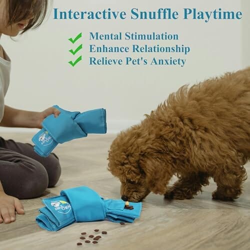 Dog Puzzle Toy with 10 Treat Pockets Dog Pet Clever