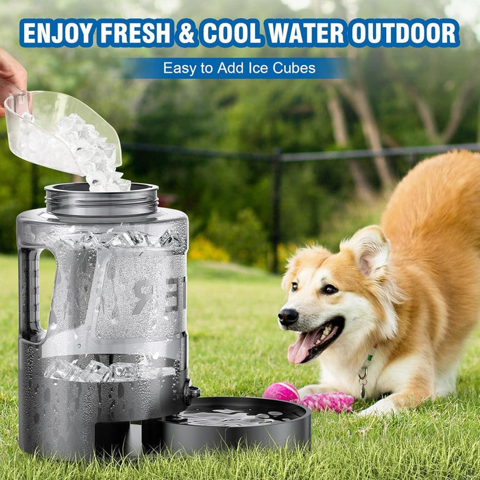 Dog Water Bottle Travel Bowl - 95oz Dog Bowls & Feeders Pet Clever