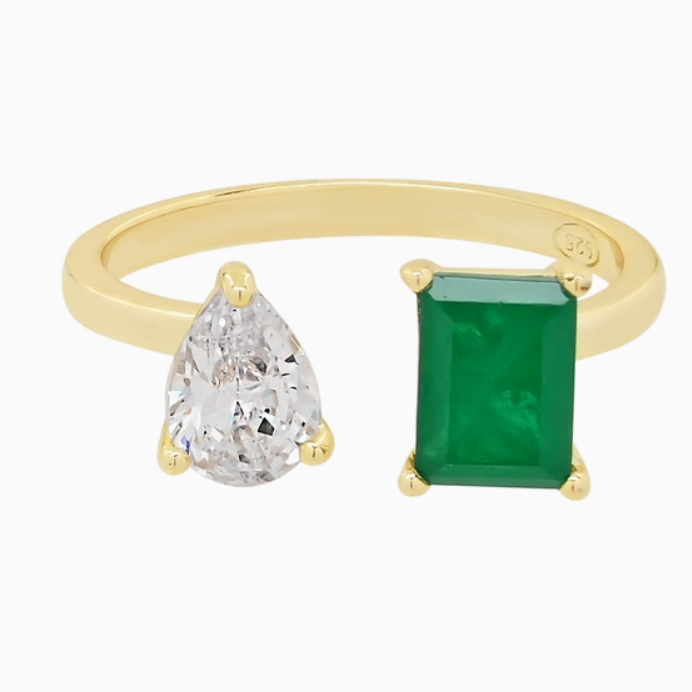 Double Stone Ring