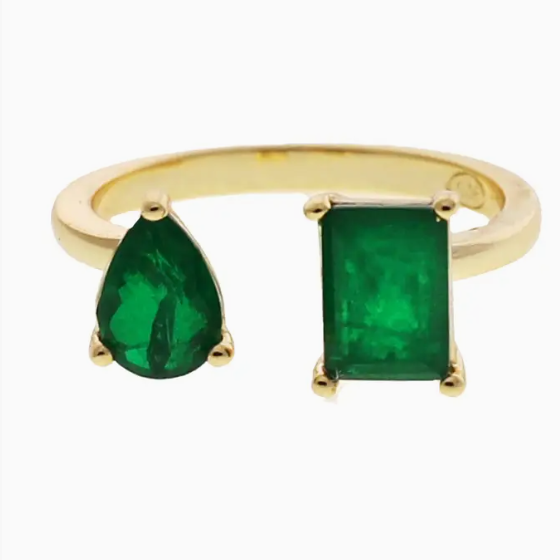 Double Stone Ring