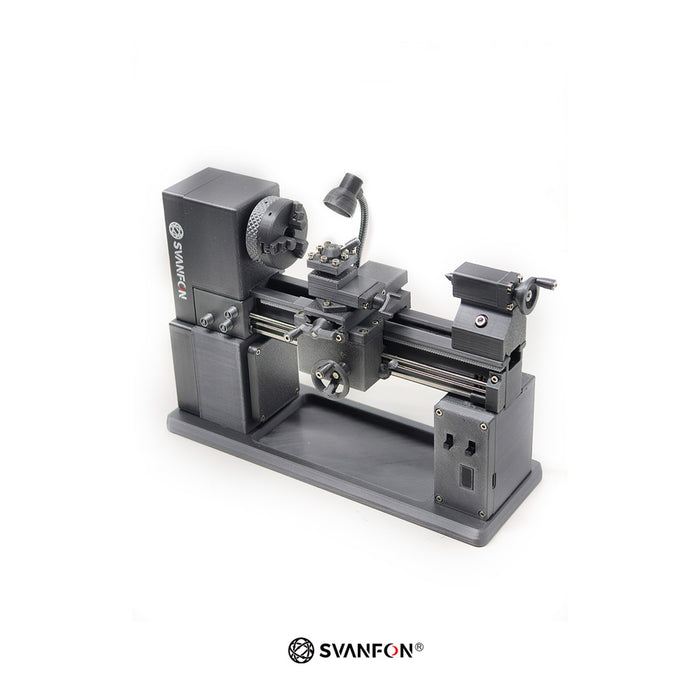 Dynamic Mini Lathe Miniature Desktop Mechanical Art Ornament