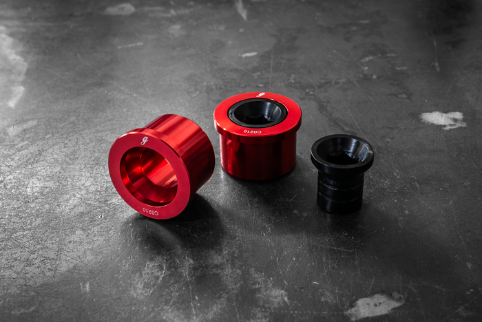 E46 M3 Solid Front Control Arm Bushings-Suspension Bushings-grip-drift-Aluminum (Hardcore)-Small Hex (21-22mm)-Garagistic-bmw