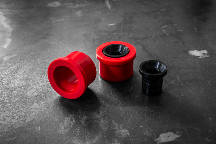 E46 M3 Solid Front Control Arm Bushings-Suspension Bushings-grip-drift-80a (Street)-Small Hex (21-22mm)-Garagistic-bmw