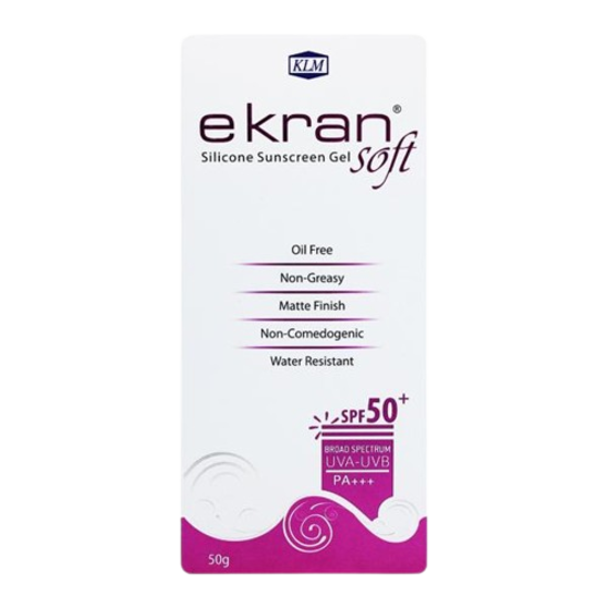Ekran Soft Spf 50+ Silicone Sunscreen Gel, 50g