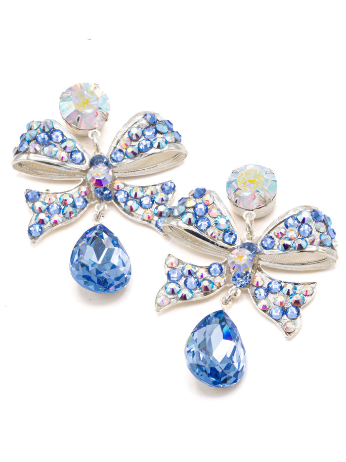 Eliza Benton Abby Earring Light Sapphire