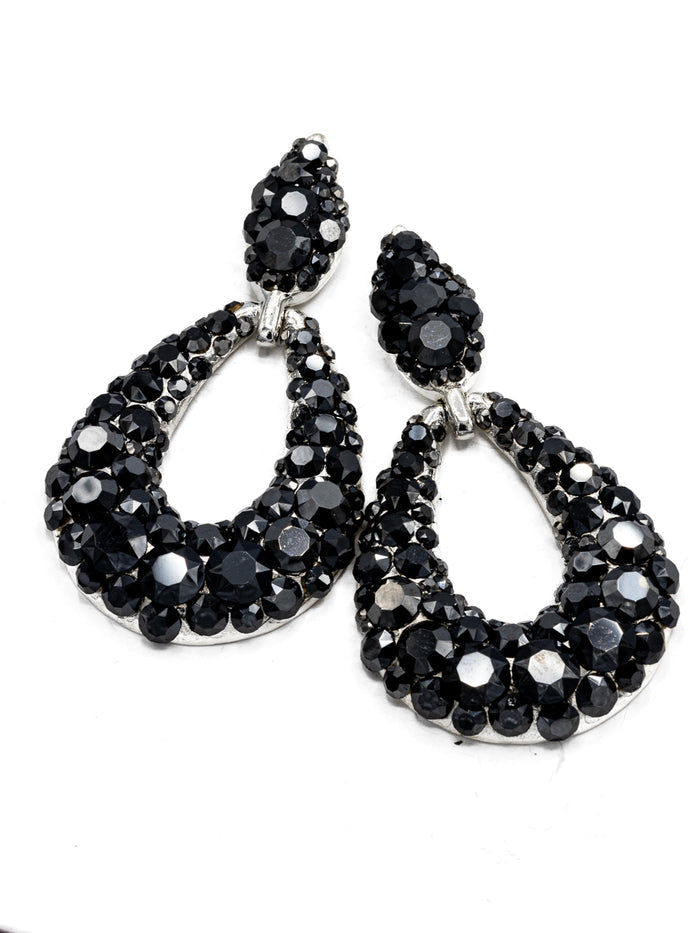 Eliza Benton Dora Earring Jet