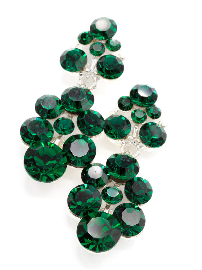 Eliza Benton Grace Earring Emerald