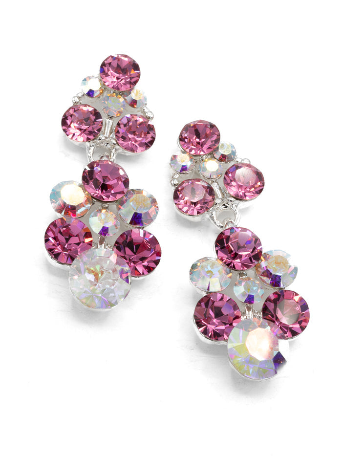 Eliza Benton Grace Earring Rose/AB Mix