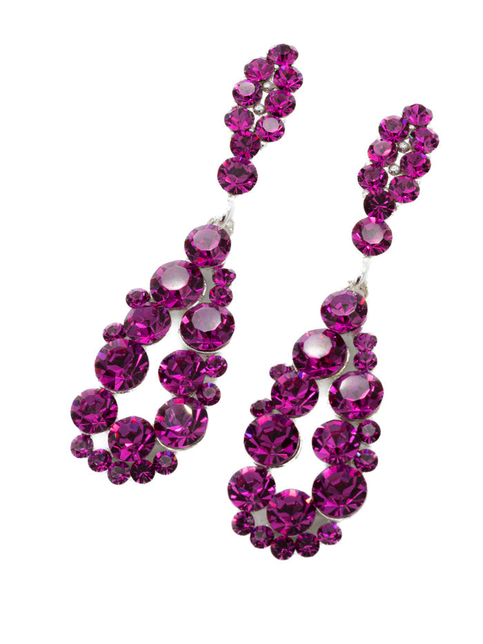 Eliza Benton Lauren Earring Fuchsia
