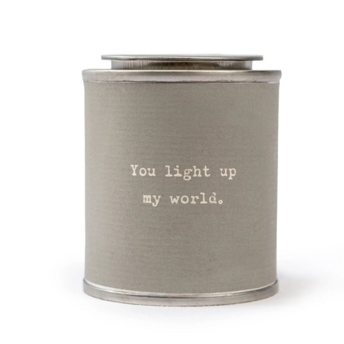 You light up my world.