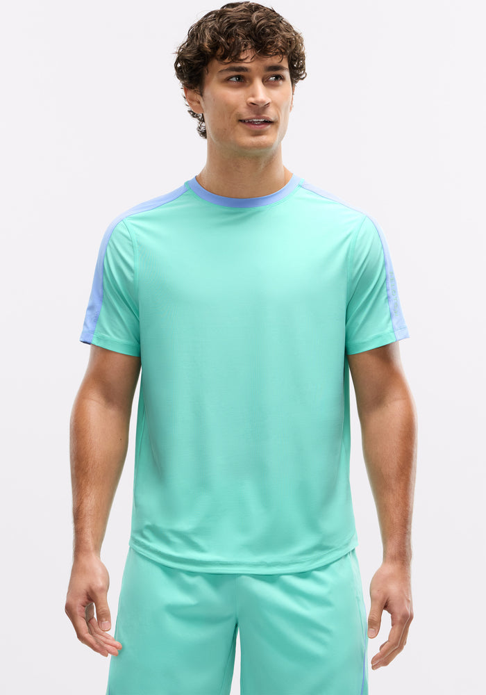 Essentials Jersey Paneled Short Sleeve