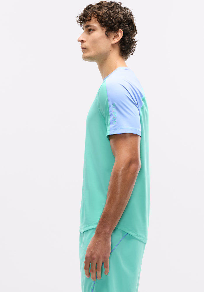 Essentials Jersey Paneled Short Sleeve