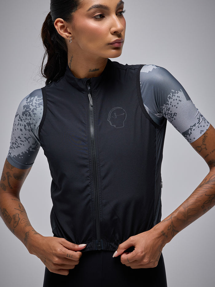 ESSNTL UNISEX QUICK-FREE GILET - BLACK