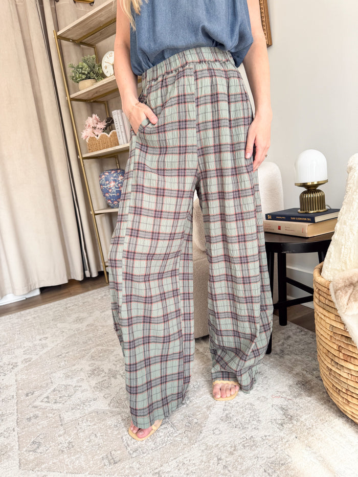 in february Eucalyptus Cabin Wide Leg Pant – women's bottoms