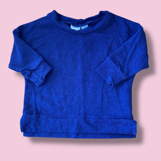 everlee baby navy top 9-12m