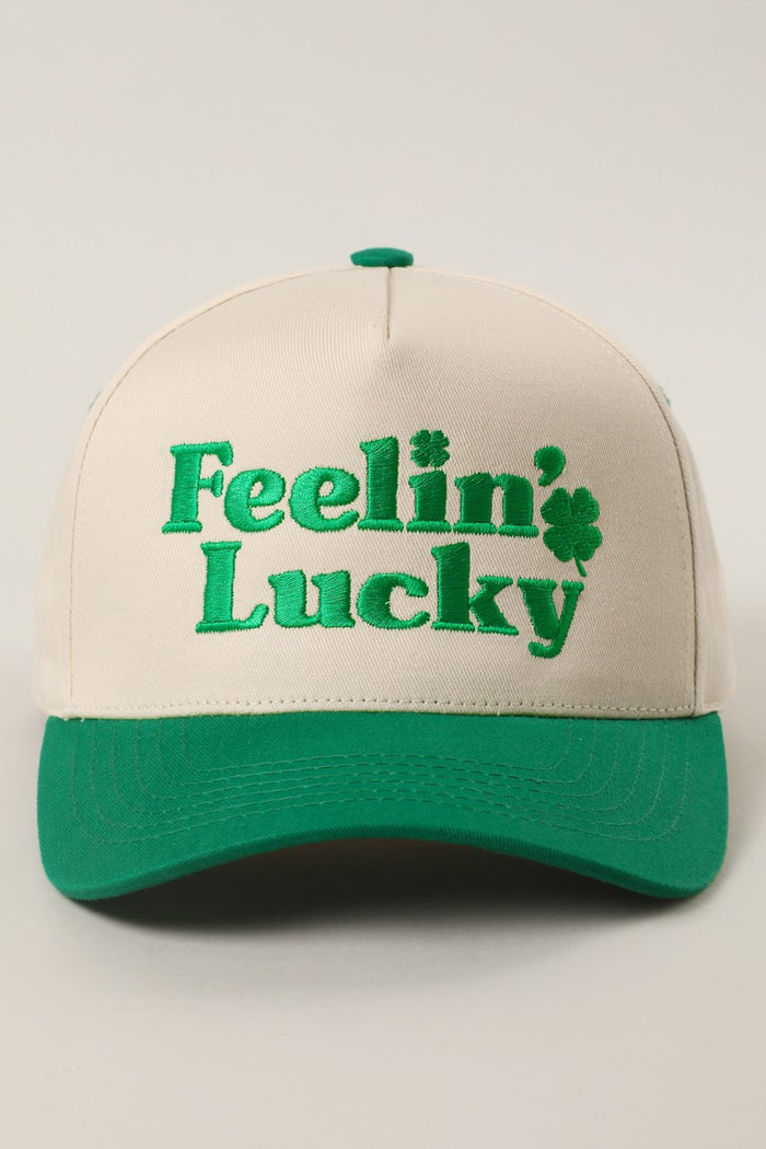 Feelin' Lucky Embroider Trucker Hat