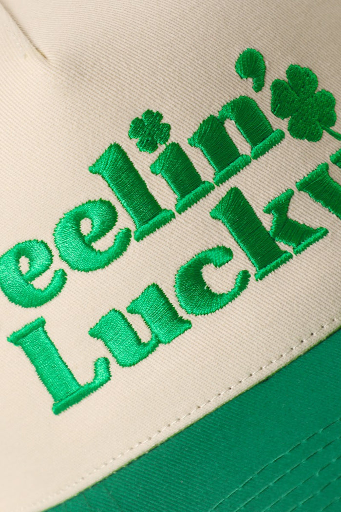 Feelin' Lucky Embroider Trucker Hat