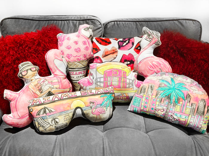 Flamingo Float Pillow