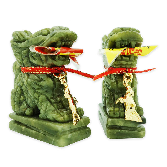 Flourishing Aspirations (Pair of Southern Jade Chilins)