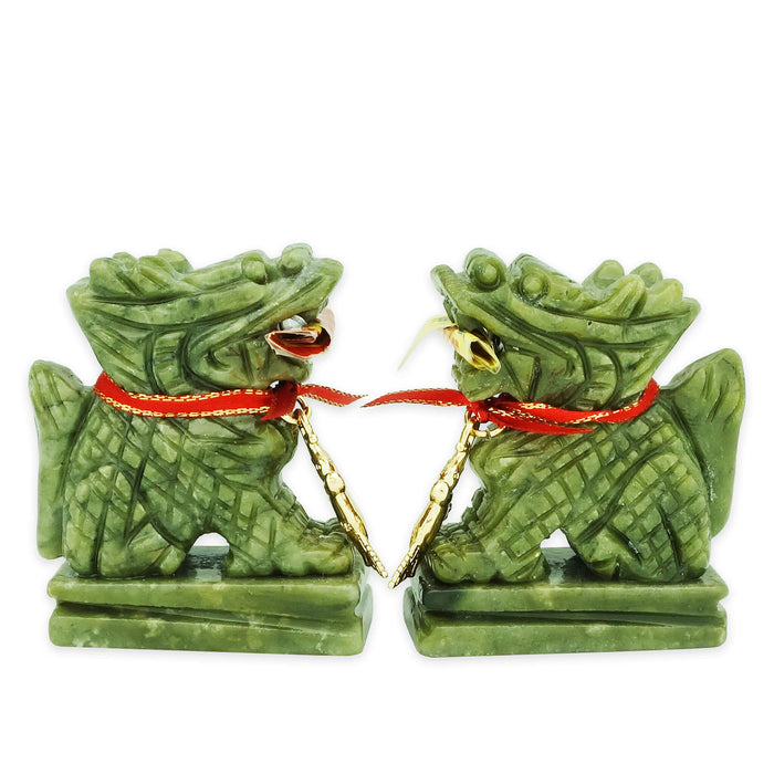 Flourishing Aspirations (Pair of Southern Jade Chilins)