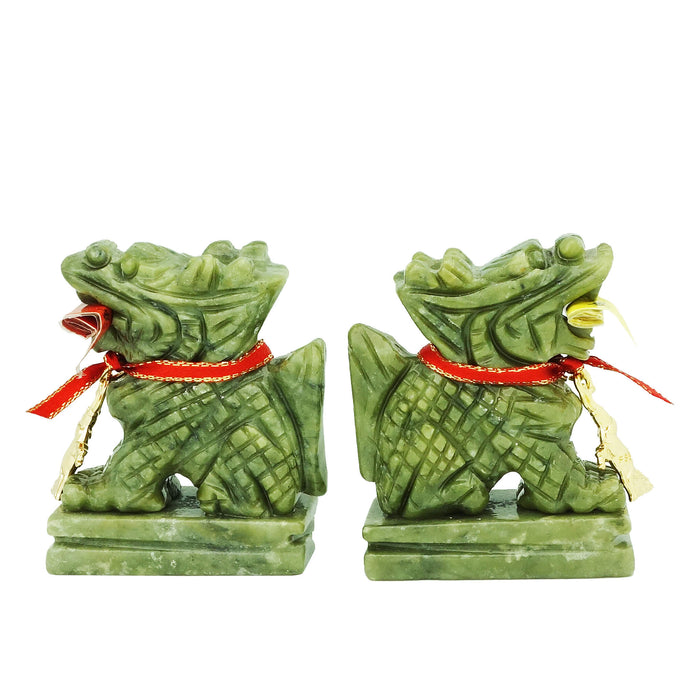 Flourishing Aspirations (Pair of Southern Jade Chilins)