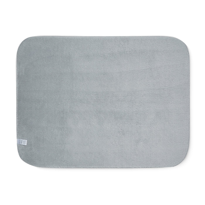 "Flushed" Sherpa Blanket.