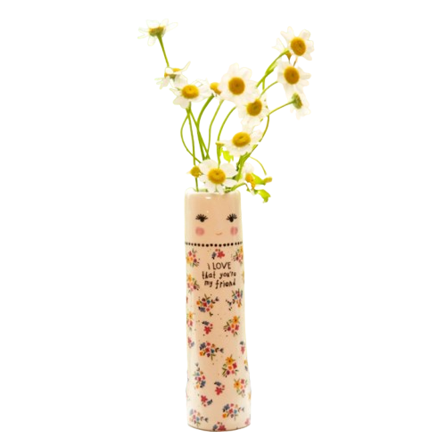 Friend Bud Vase