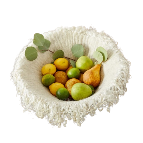 Fringed Skirt Natural Bowl