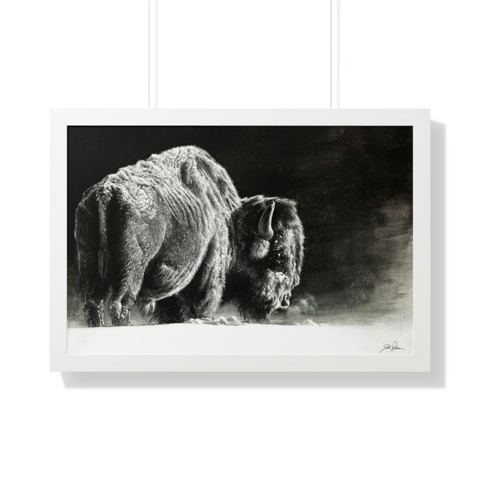 "Frosty" Framed Paper Print